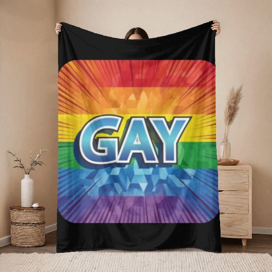 LGBTQ GAY Throw Blankets