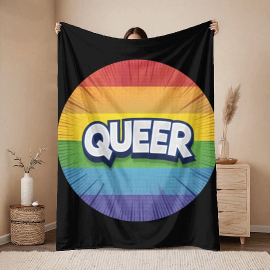 LGBTQ Queer Throw Blankets