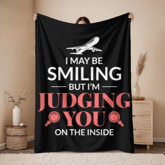 Flight Attendant Aviation Cabin Crew Airline Staff Throw Blankets