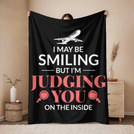 Flight Attendant Aviation Cabin Crew Airline Staff Throw Blankets