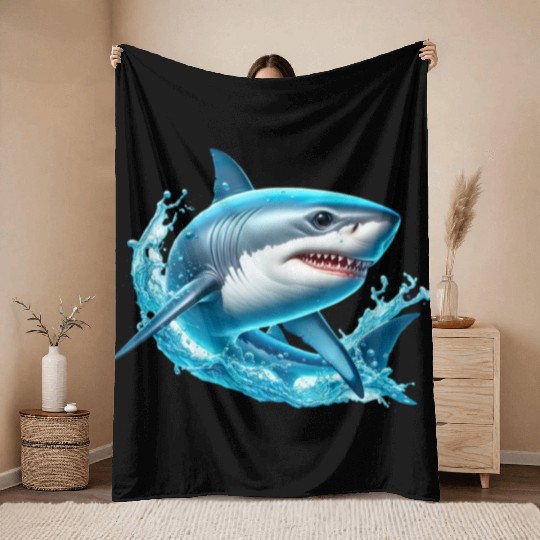 Shark Throw Blankets