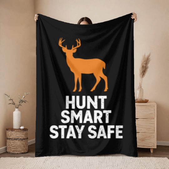 Ultimate Deer Hunting Lifestyle: Celebrate Throw Blankets