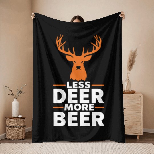 Ultimate Deer Hunting Lifestyle: Celebrate Throw Blankets