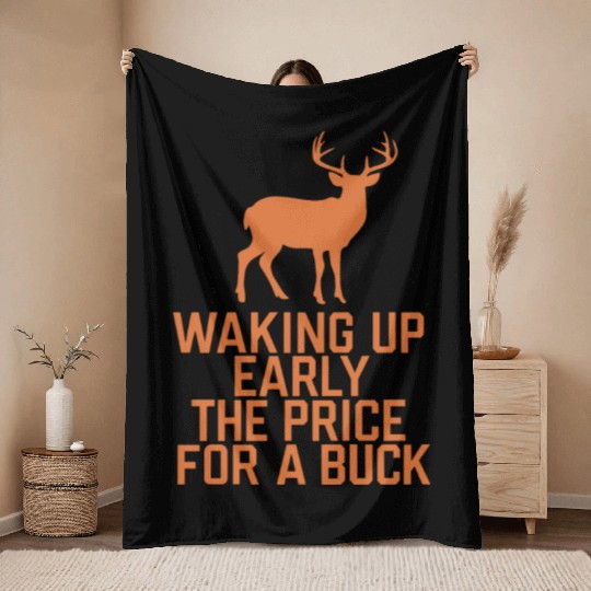 Ultimate Deer Hunting Lifestyle: Celebrate Throw Blankets