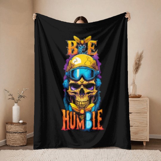BEE HUMBLE 2 Throw Blankets