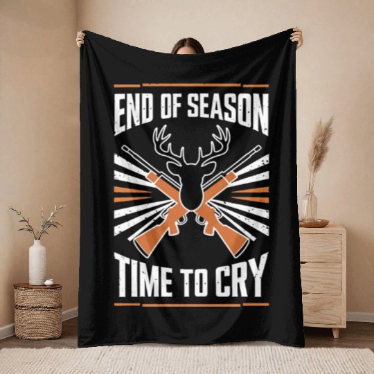 Ultimate Deer Hunting Lifestyle: Celebrate Throw Blankets