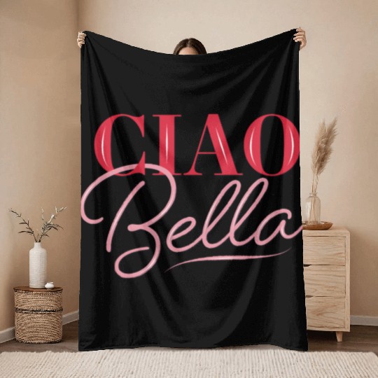 Ciao Bella Throw Blankets