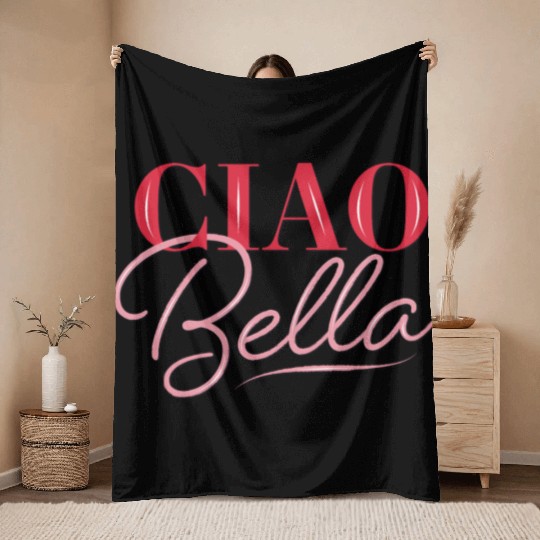 Ciao Bella Throw Blankets
