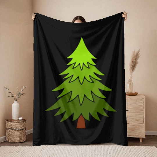 A cute tree from nature Throw Blankets