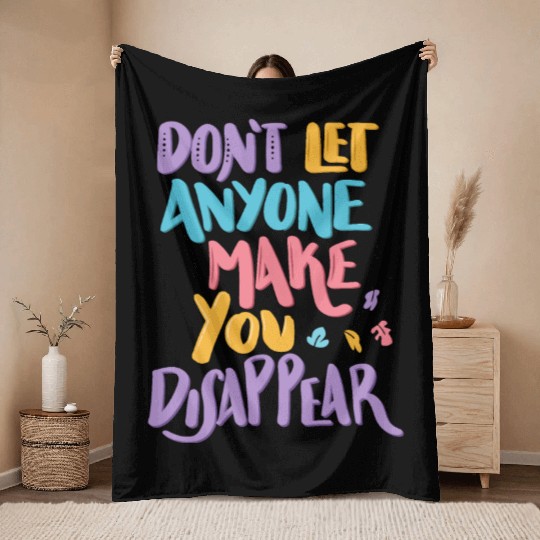 HEARTSTOPPER Quote Mr Ajayi Don t let anyone make Throw Blankets