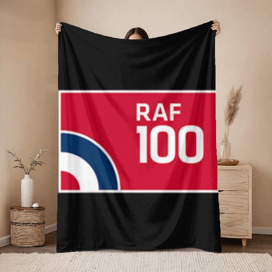 Royal Force Year Anniversary Throw Blankets