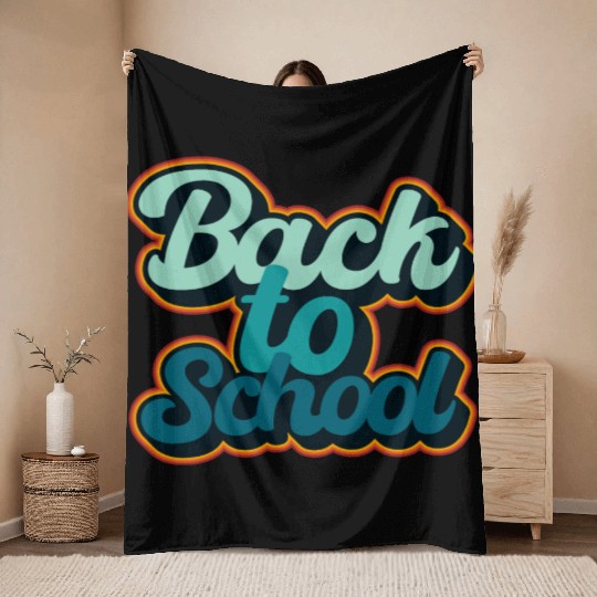 Back to school kids or teacher appreciation gift Throw Blankets