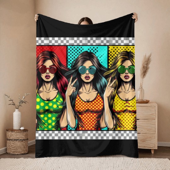 femmes sexy Throw Blankets