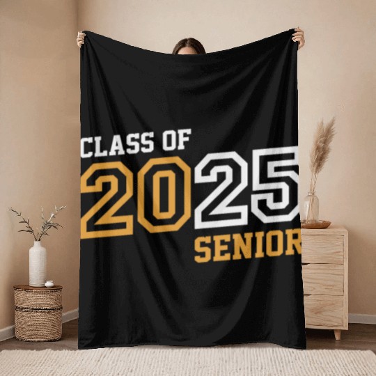 Class of 2025 Graduation 25 Back to School Throw Blankets