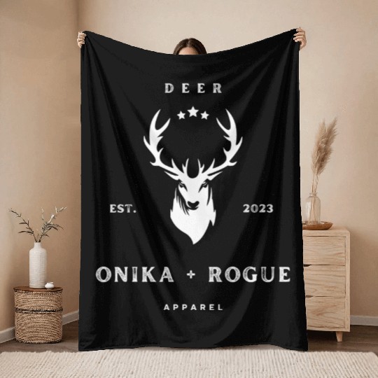 ONIKA + ROGUE DEER Throw Blankets