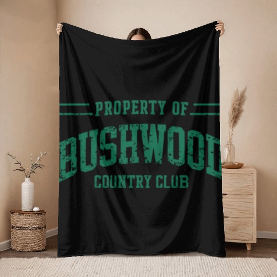 Bushwood Country Club 1980 Retro Throw Blankets