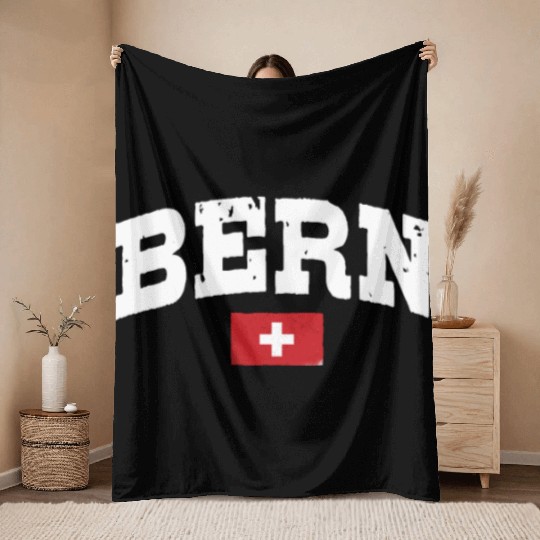 Lake Geneva Switzerland Attractions Weather Throw Blankets