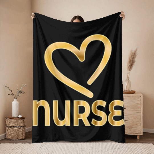 THANK YOU TO NURSES Throw Blankets