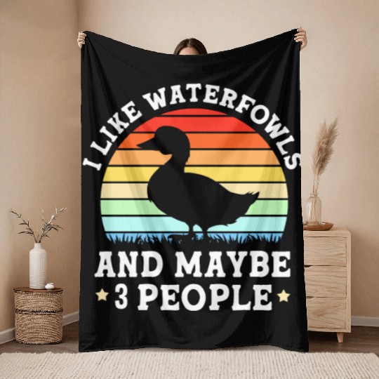 Duck Hunting Waterfowls And Maybe Three People Throw Blankets