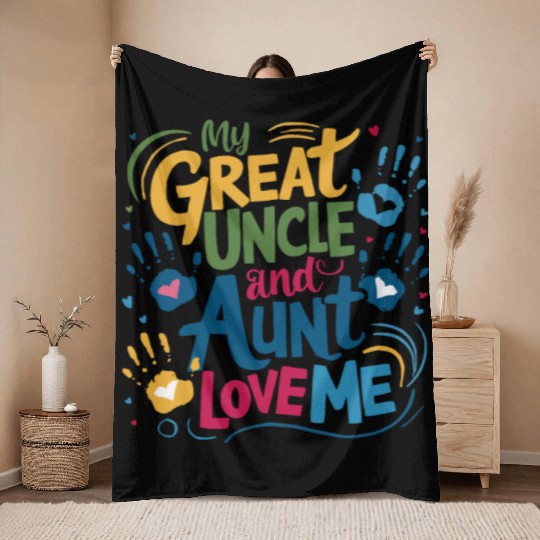 My Great Uncle and Aunt Love Me Throw Blankets