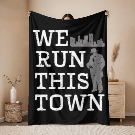 Mobster Gangster Mafia Organized Crime Boss Throw Blankets