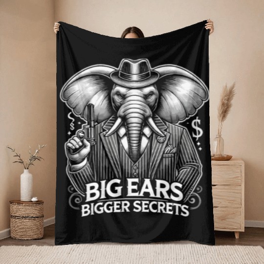 Mobster Gangster Mafia Organized Crime Boss Throw Blankets