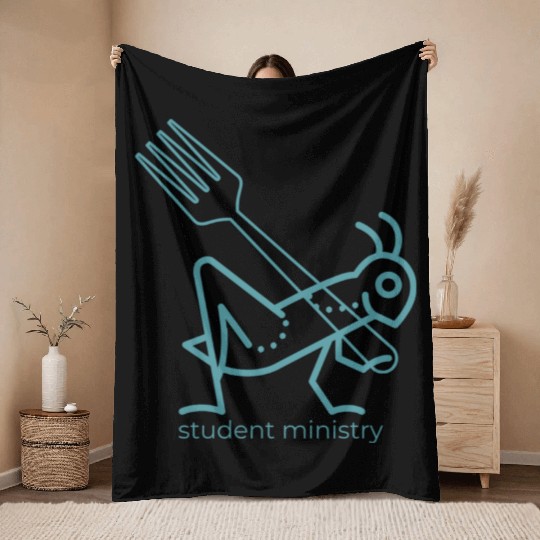 Animated Green Throw Blankets