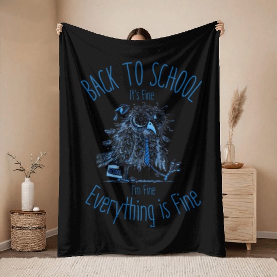 Back to School | Funny Teacher Appreciation Gifts Throw Blankets