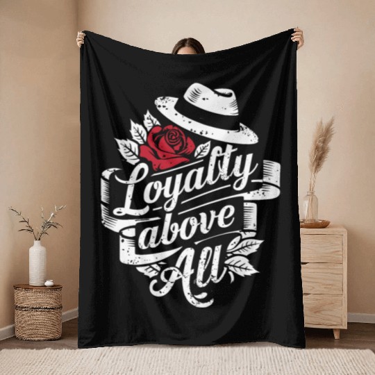 Mobster Gangster Mafia Organized Crime Boss Throw Blankets