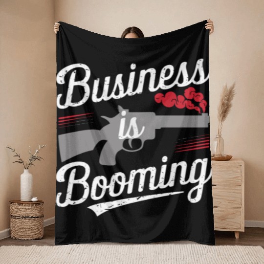 Mobster Gangster Mafia Organized Crime Boss Throw Blankets