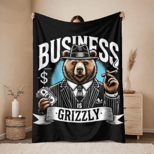 Mobster Gangster Mafia Organized Crime Boss Throw Blankets