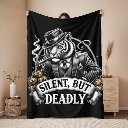 Mobster Gangster Mafia Organized Crime Boss Throw Blankets