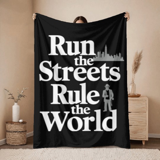 Mobster Gangster Mafia Organized Crime Boss Throw Blankets