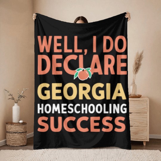 Georgia Homeschool Adventures Georgia Throw Blankets