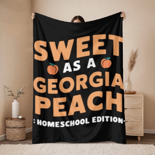 Georgia Homeschool Adventures Georgia Throw Blankets