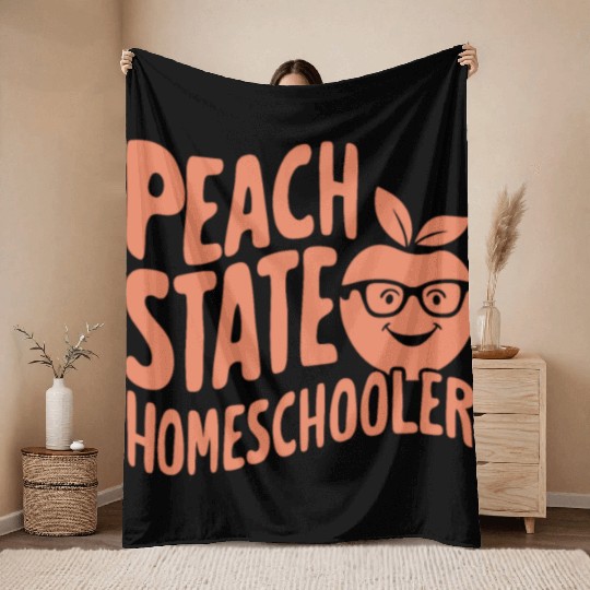 Georgia Homeschool Adventures Georgia Throw Blankets