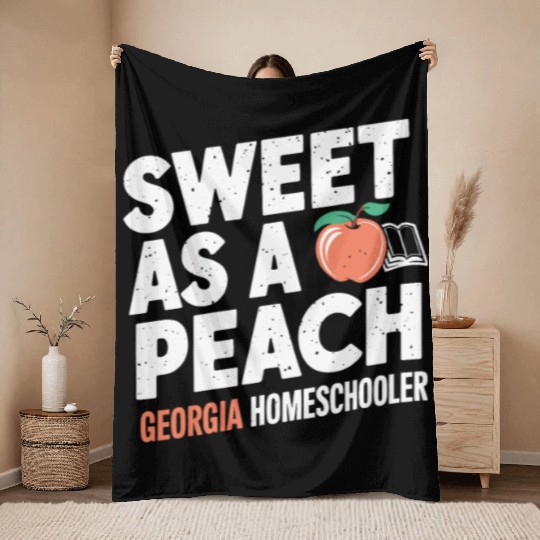 Georgia Homeschool Adventures Georgia Throw Blankets
