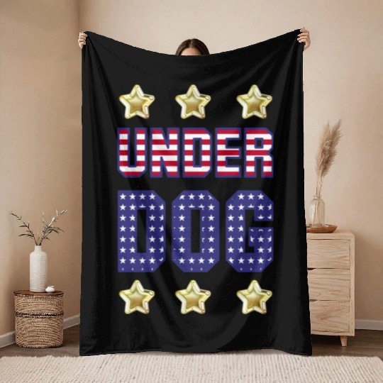 UnderDog Kamala Harris 2024 - President Election Throw Blankets