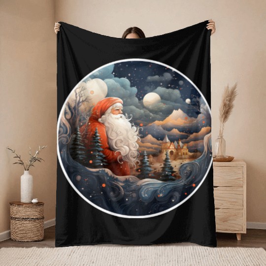 Welcome to the North Pole Throw Blankets