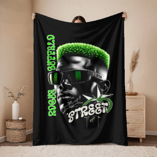 ROGUE BUFFALO STREET WEARE Throw Blankets