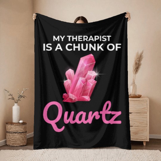 Crystal Collecting Rock Hunting Mineral Collector Throw Blankets