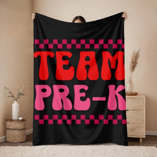 Pre-K Team - Preschool Teacher Throw Blankets
