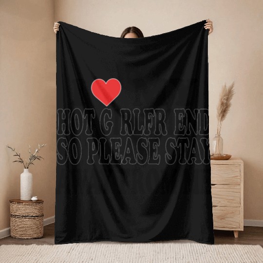 I Love My Boyfriend Throw Blankets | Cute Romantic Throw Blankets