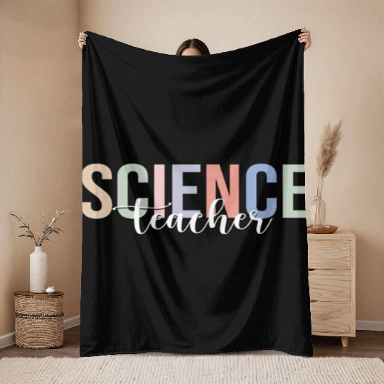 Science Teacher Scientist Throw Blankets