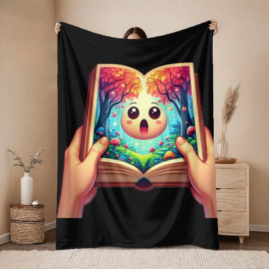 you turned the page Throw Blankets