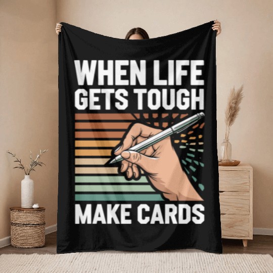 Cardmaker Scrapbooking Cardmaking Kits for Adults Throw Blankets