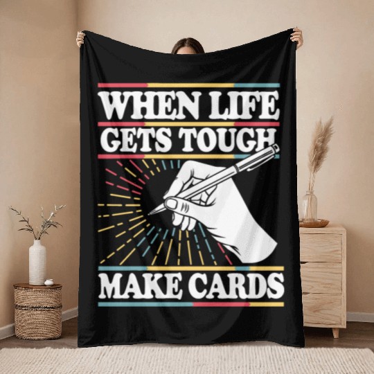 Cardmaker Scrapbooking Cardmaking Kits for Adults Throw Blankets