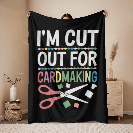 Cardmaker Scrapbooking Cardmaking Kits for Adults Throw Blankets