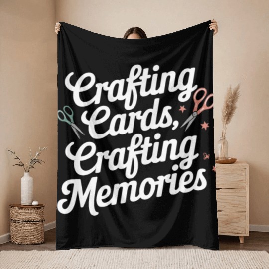 Cardmaker Scrapbooking Cardmaking Kits for Adults Throw Blankets