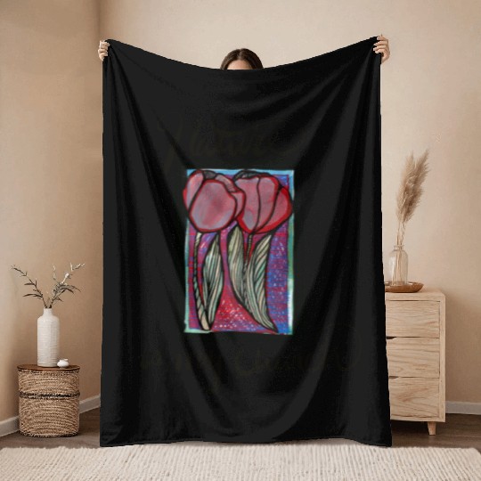 Nature is my Church Throw Blankets